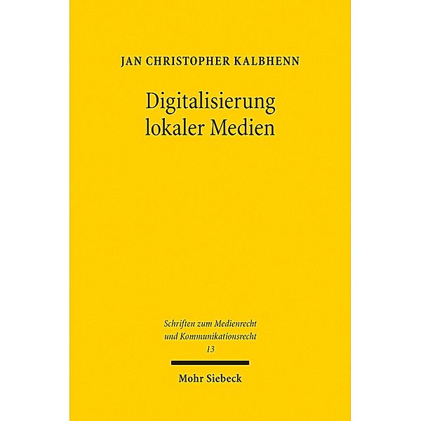 Digitalisierung lokaler Medien, Jan Christopher Kalbhenn