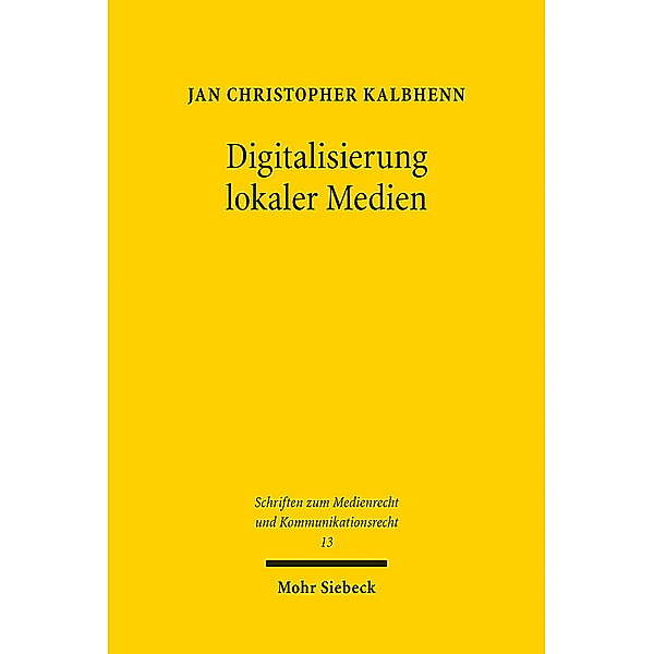 Digitalisierung lokaler Medien, Jan Christopher Kalbhenn