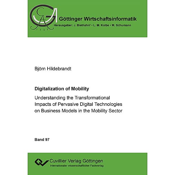 Digitalization of Mobility, Björn Hildebrandt