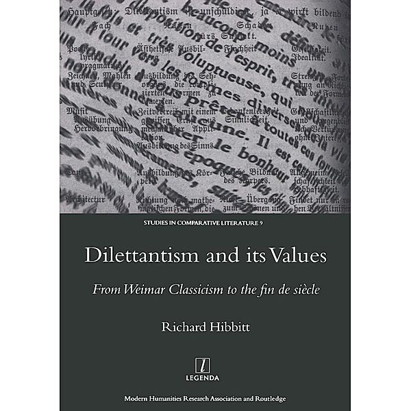 Dilettantism and Its Values, Richard Hibbitt