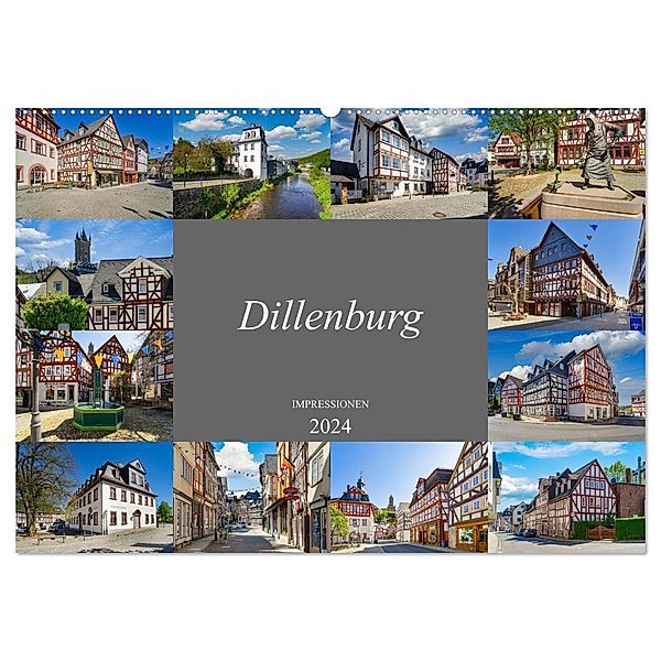 Dillenburg Impressionen (Wandkalender 2024 DIN A2 quer), CALVENDO Monatskalender, Dirk Meutzner