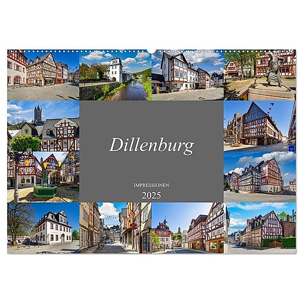 Dillenburg Impressionen (Wandkalender 2025 DIN A2 quer), CALVENDO Monatskalender, Calvendo, Dirk Meutzner