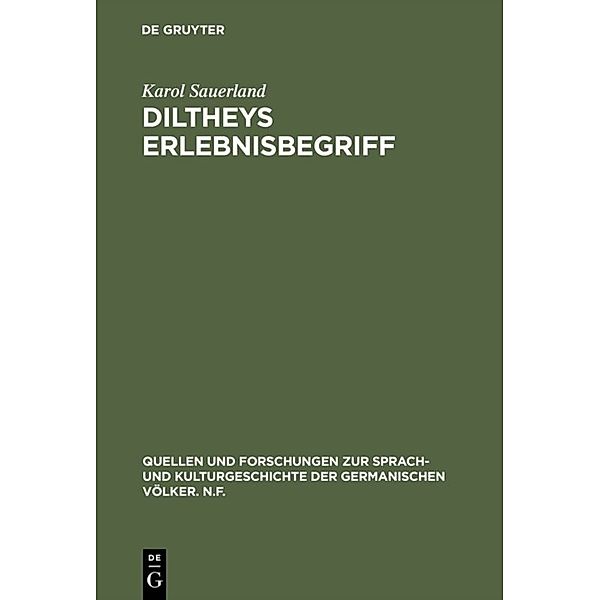 Diltheys Erlebnisbegriff, Karol Sauerland