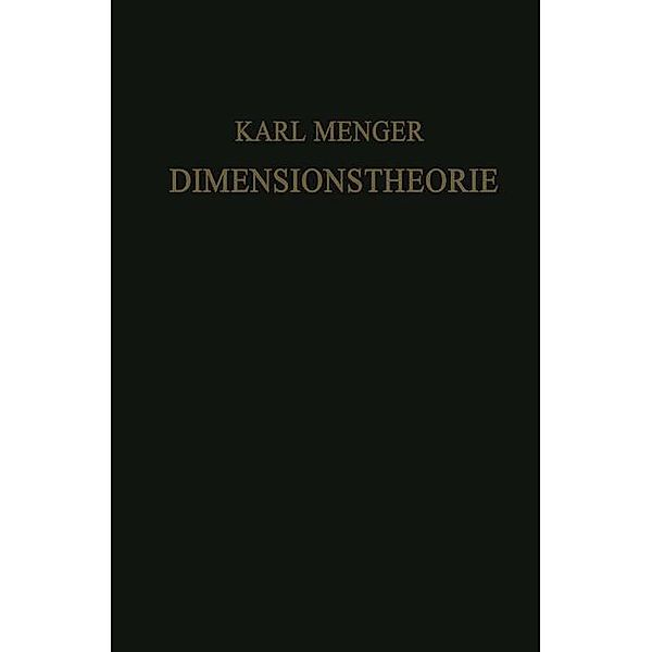 Dimensionstheorie, Karl Menger
