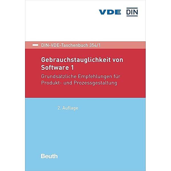 DIN-VDE-Taschenbuch / 354/1 / Gebrauchstauglichkeit von Software 1