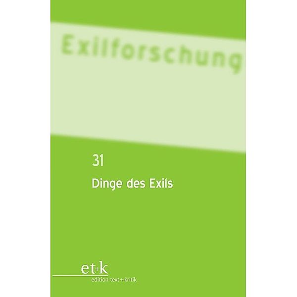 Dinge des Exils