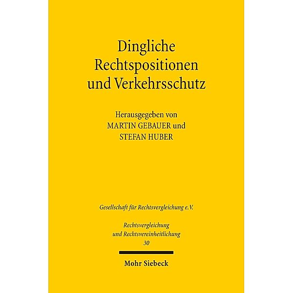 Dingliche Rechtspositionen und Verkehrsschutz