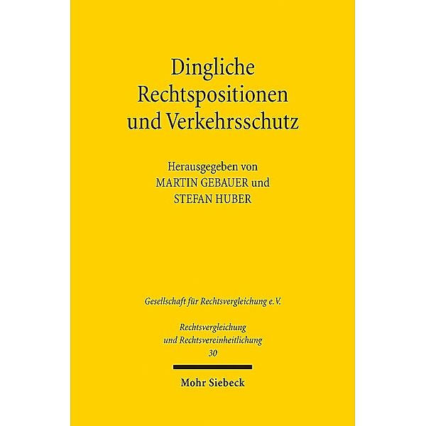 Dingliche Rechtspositionen und Verkehrsschutz