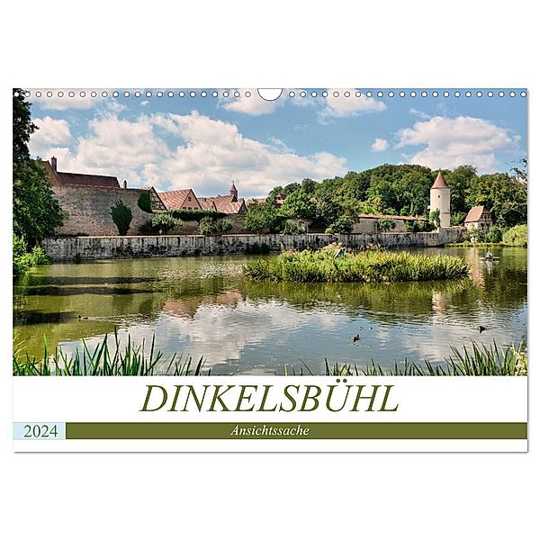 Dinkelsbühl - Ansichtssache (Wandkalender 2024 DIN A3 quer), CALVENDO Monatskalender, Thomas Bartruff