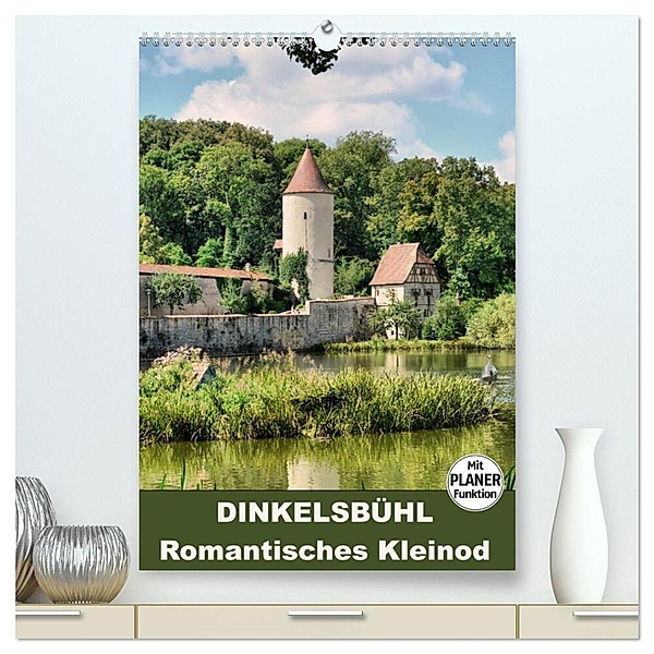Dinkelsbühl - Romantisches Kleinod (hochwertiger Premium Wandkalender 2024 DIN A2 hoch), Kunstdruck in Hochglanz, Thomas Bartruff