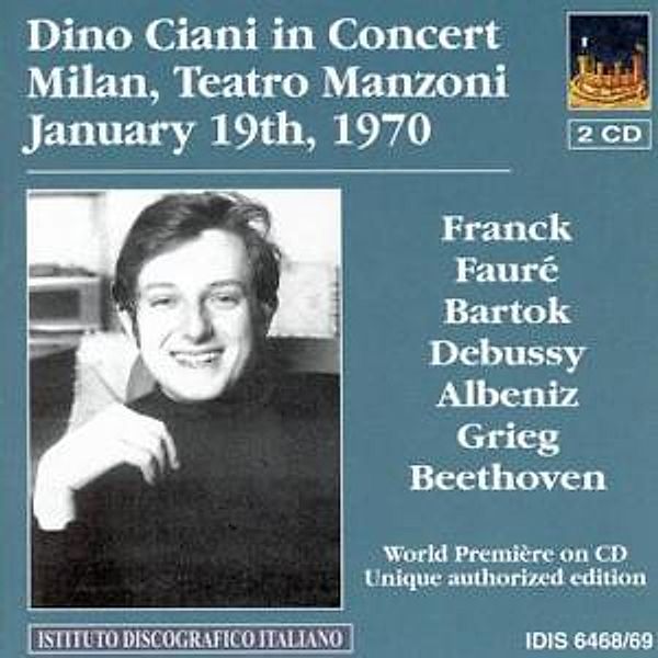 Dino Ciani In Concert, Dino Ciani