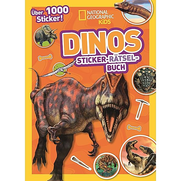 Dinos Sticker-Rätsel-Buch