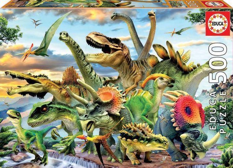 Dinosaurier 500 Teile Puzzle jetzt bei Weltbild.at bestellen