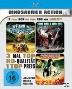 Image of Dinosaurier Action, Fantasy Adventure: The Land That Time Forgot, 100 Million BC, Princess of Mars Bluray Box