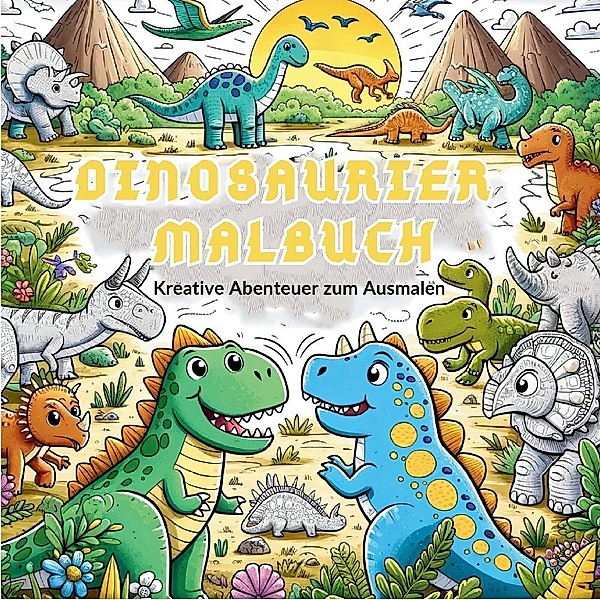 Dinosaurier Malbuch Mein urzeitliches Ausmalbuch, S&L Inspirations Lounge