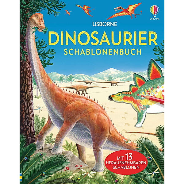 Dinosaurier Schablonenbuch, Alice Pearcey