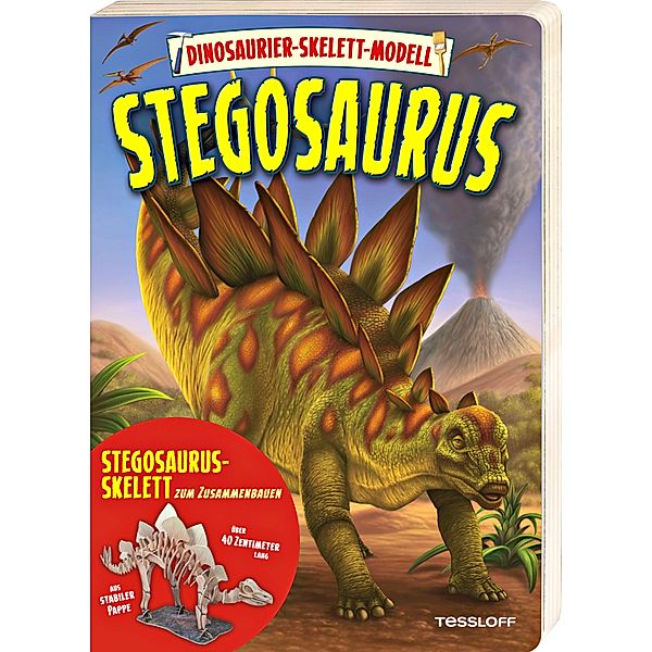 Dinosaurier Skelett-Modell Stegosaurus, Claire Bampton