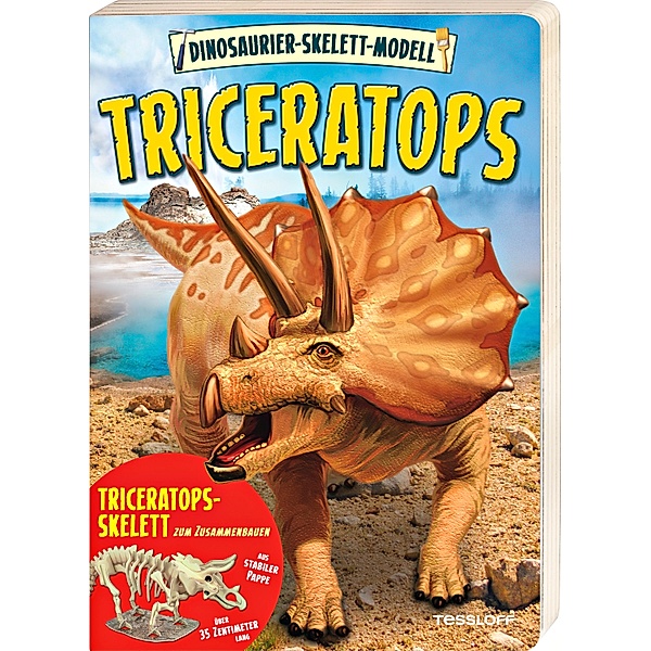 Dinosaurier-Skelett-Modell Triceratops, Samantha Hilton