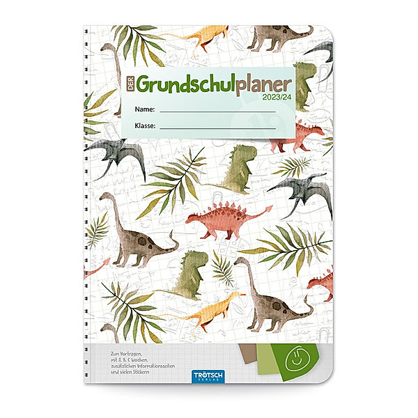 Dinosaurierwelt / Trötsch Grundschulplaner Dino 23/24