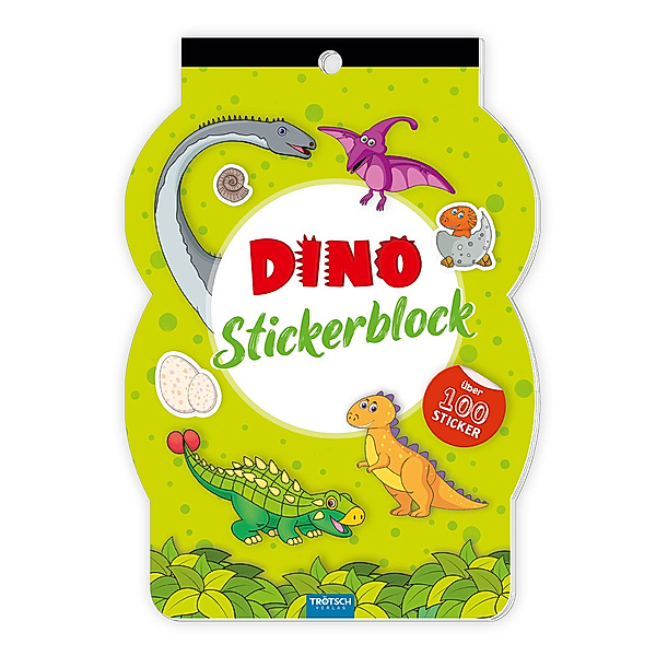 Dinosaurierwelt - Trötsch Stickerblock Dinosaurier