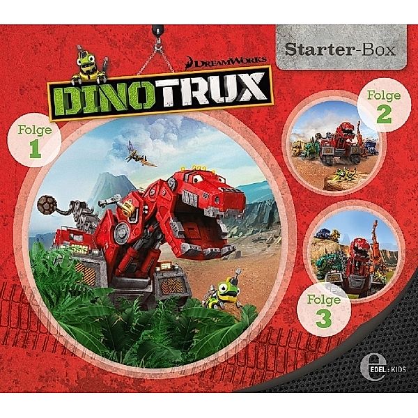 Dinotrux - Starter-Box.Box.1,3 Audio-CD, Dinotrux