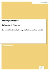 Diplom.de: Behavioral Finance - eBook - Christoph Wappler,