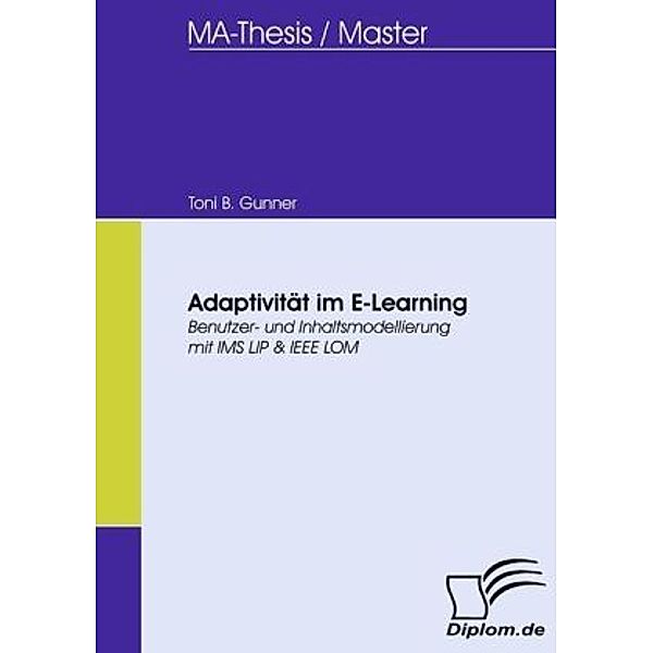 Diplomica / Adaptivität im E-Learning, Toni B. Gunner