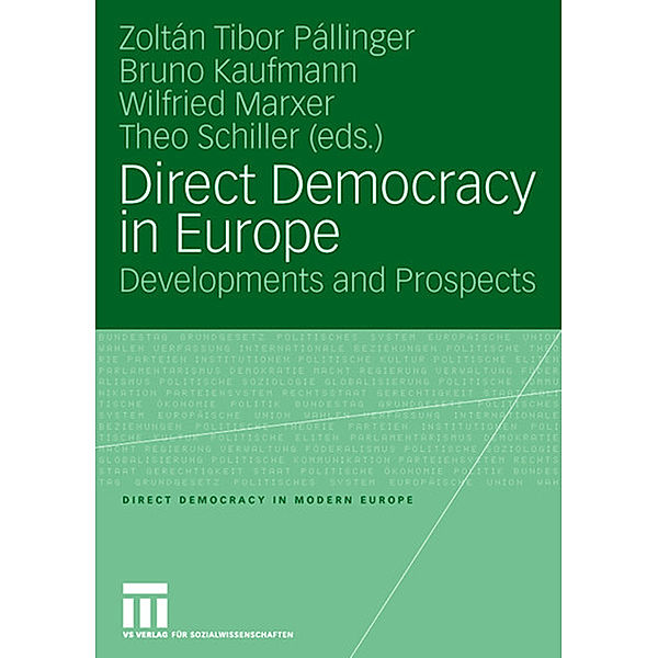Direct Democracy in Europe