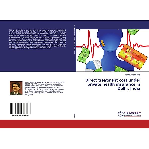 Direct treatment cost under private health insurance in Delhi, India, Amit Kumar Gupta