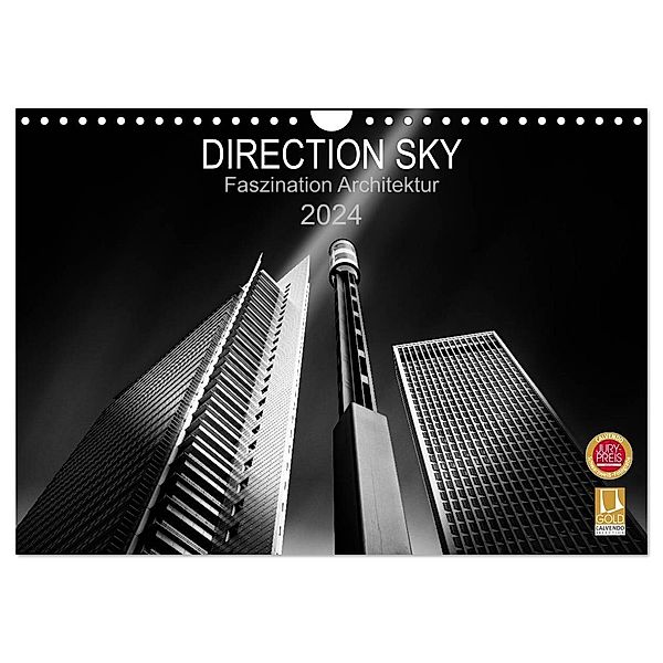 Direction Sky - Faszination Architektur 2024 (Wandkalender 2024 DIN A4 quer), CALVENDO Monatskalender, Holger Glaab