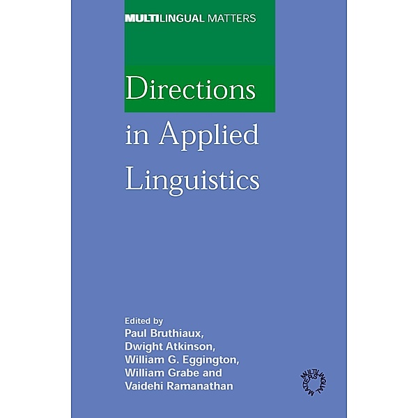 Directions in Applied Linguistics / Multilingual Matters Bd.133