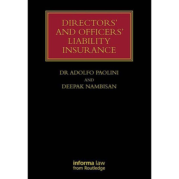 Directors' and Officers' Liability Insurance, Adolfo Paolini, Deepak Nambisan