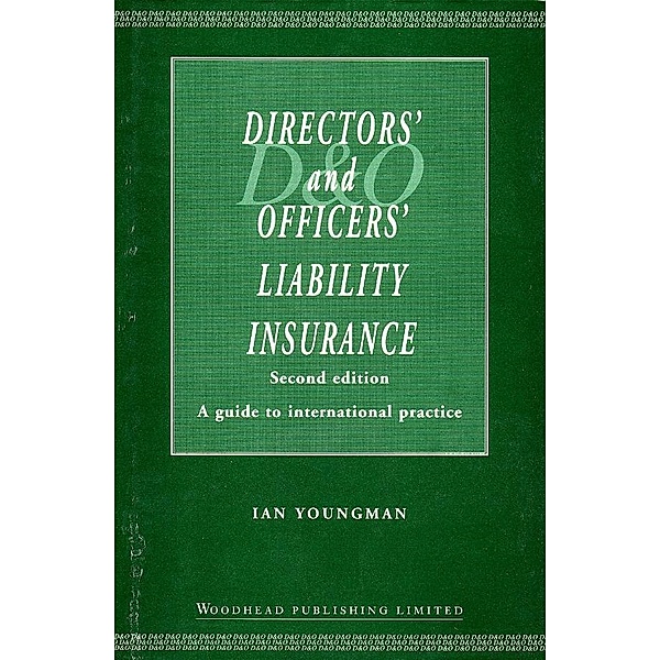 Directors' and Officers' Liability Insurance, Ian Youngman