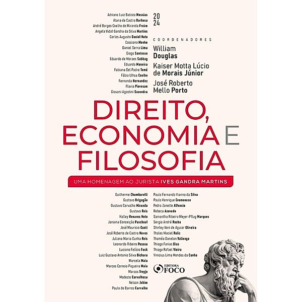 Direito, Economia e Filosofia, Adriano Luiz Batista Messias, Eduardo Maneira, Fabiana Del Padre Tomé, Fábio Ulhoa Coelho, Fernanda Hernandez, Flavia Piovesan, Giovani Agostini Saavedra, Guilherme Chambarelli, Gustavo Brigagão, Gustavo Carvalho Miranda, Gustavo Reis, Alana de Castro Barbosa, Halley Henares Neto, Janaina Conceição Paschoal, José Mauricio Conti, José Roberto de Castro Neves, Juliana Maria Cunha Reis, Leonardo Ribeiro Pessoa, Luciano Felício Fuck, Luiz Gustavo Antonio Silva Bichara, Marcela Maia, Marcos Correia Piqueira Maia, Andre´ Borges Coelho de Miranda Freire, Marcos Troyjo, Modesto Carvalhosa, Nelson Jobim, Paulo de Barros Carvalho, Paulo Fernando Vianna da Silva, Paulo Henrique Cremoneze, Pedro Zanette Alfonsin, Rebeca Azevedo, Samantha Ribeiro Meyer-Pflug Marques, Sergio André Rocha, Angela Vidal Gandra da Silva Martins, Shirley Neri de Aguiar Oliveira, Thales Maciel Roliz, Thaméa Danelon Valiengo, Thiago Farias Dias, Thiago Rafael Vieira, Vinicius Lima Mendes da Cunha, Carlos Augusto Daniel Neto, Cassiano Menke, Daniel Serra Lima, Diogo Santesso, Eduardo de Moraes Sabbag