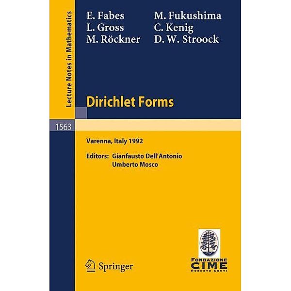 Dirichlet Forms, E. Fabes, M. Fukushima, L. Gross, C. Kenig, M. Röckner, D. W. Stroock