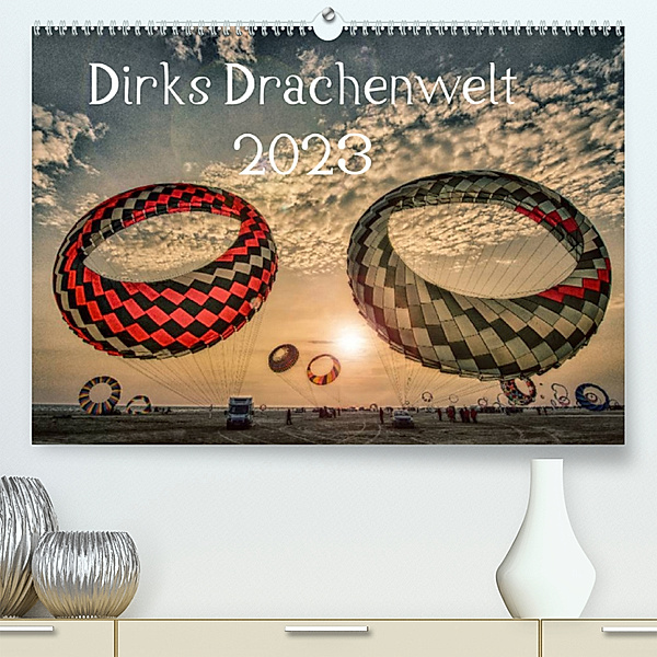 Dirks Drachenwelt (Premium, hochwertiger DIN A2 Wandkalender 2023, Kunstdruck in Hochglanz), Dirk Bartschat