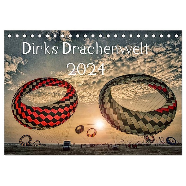 Dirks Drachenwelt (Tischkalender 2024 DIN A5 quer), CALVENDO Monatskalender, Dirk Bartschat