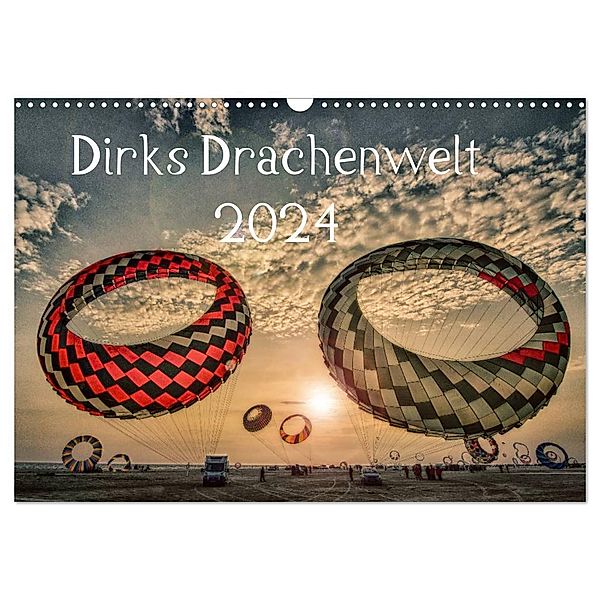Dirks Drachenwelt (Wandkalender 2024 DIN A3 quer), CALVENDO Monatskalender, Dirk Bartschat