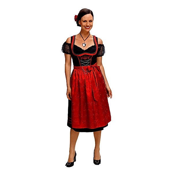 Dirndl Fee, rot (Größe: 38)