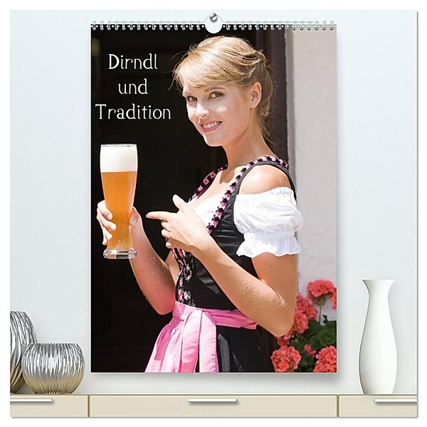 Dirndl und Tradition (hochwertiger Premium Wandkalender 2024 DIN A2 hoch), Kunstdruck in Hochglanz, STphotography