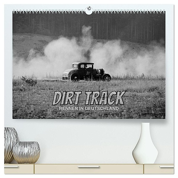 Dirt Track Races (hochwertiger Premium Wandkalender 2024 DIN A2 quer), Kunstdruck in Hochglanz, D.O. Hennig