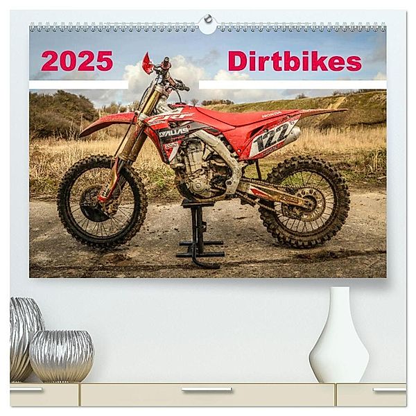 Dirtbikes 2025 (hochwertiger Premium Wandkalender 2025 DIN A2 quer), Kunstdruck in Hochglanz, Calvendo, Arne Fitkau Fotografie & Design