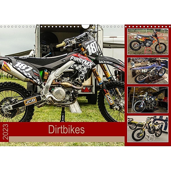 Dirtbikes - pure technique (Wandkalender 2023 DIN A3 quer), Arne Fitkau Fotografie & Design