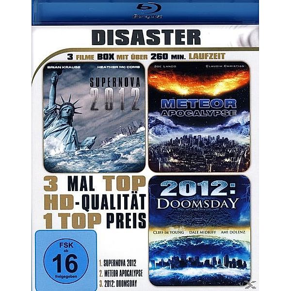 DISASTER (3 Filme Box) Supernova 2012 - Meteor Apocalypse - Earthquake in Tokio