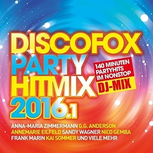 Discofox Party Hitmix 2016.1, Diverse Interpreten