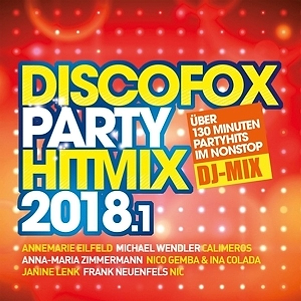 Discofox Party Hitmix 2018.1, Diverse Interpreten