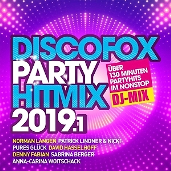 Discofox Party Hitmix 2019.1, Diverse Interpreten