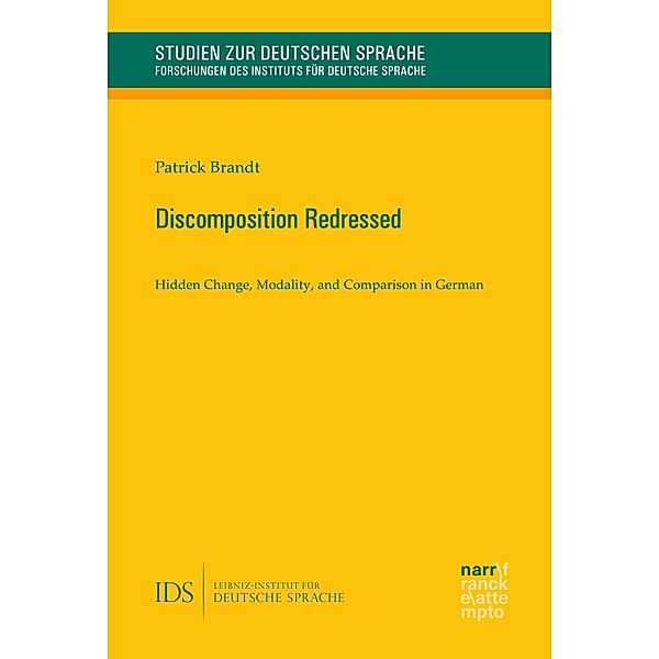 Discomposition Redressed / Studien zur deutschen Sprache Bd.81, Patrick Brandt