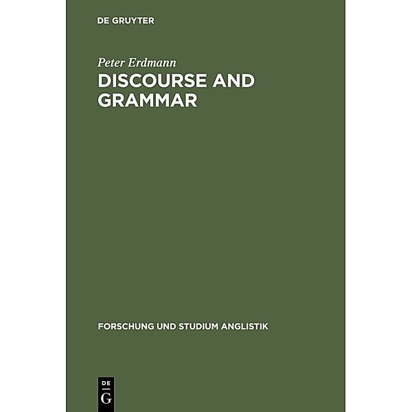 Discourse and Grammar, Peter Erdmann