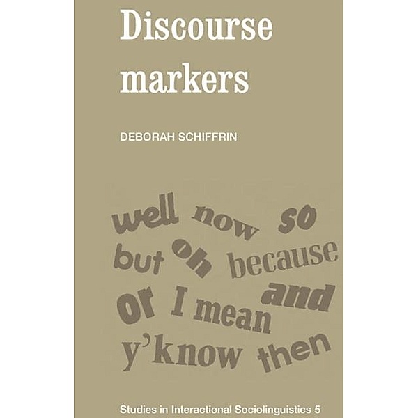 Discourse Markers, Deborah Schiffrin